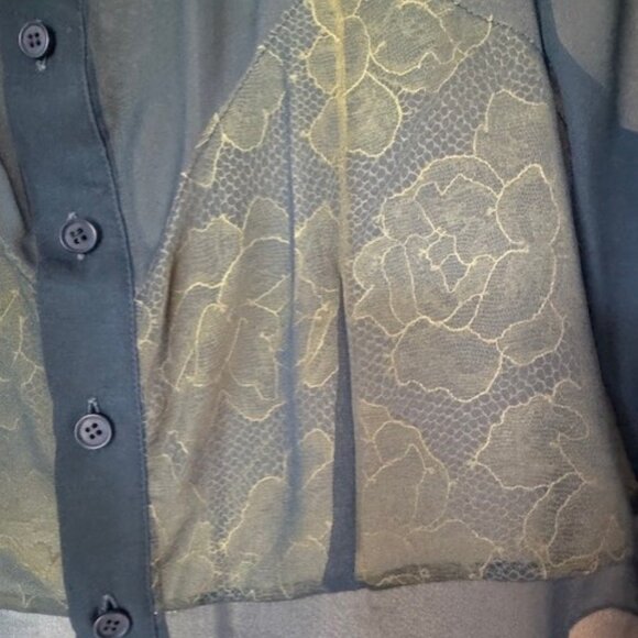 BNWT Fleur Du Mal Blouse + SKirt silk + attached neon lingerie - Picture 12 of 16